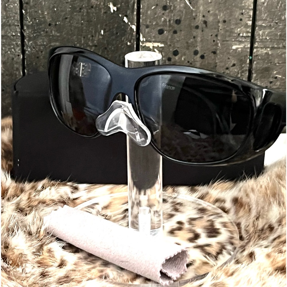 DUCAL Royce #1373 Black Wrap Sunglass Frames France